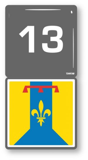 AUTOCOLLANT AUTO 13 (Bouches-du-Rhône)