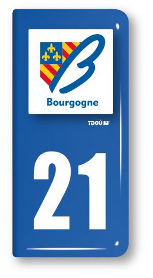 AUTOCOLLANT PLAQUE 21