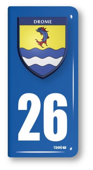 AUTOCOLLANT PLAQUE 26