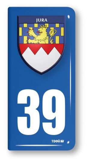 AUTOCOLLANT PLAQUE 39