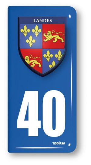 AUTOCOLLANT PLAQUE 40