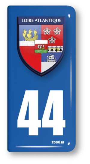 AUTOCOLLANT PLAQUE 44