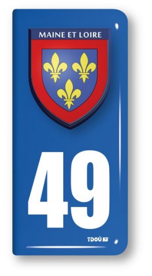 AUTOCOLLANT PLAQUE 49