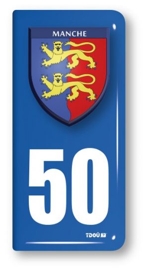 AUTOCOLLANT PLAQUE 50