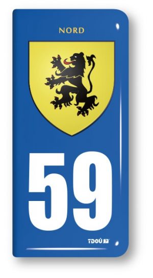 AUTOCOLLANT PLAQUE 59