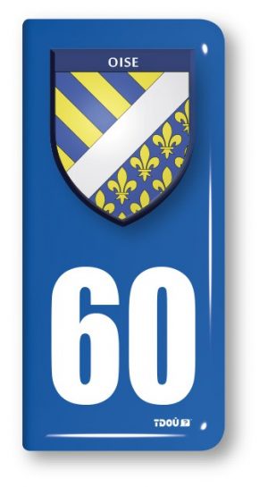 AUTOCOLLANT PLAQUE 60