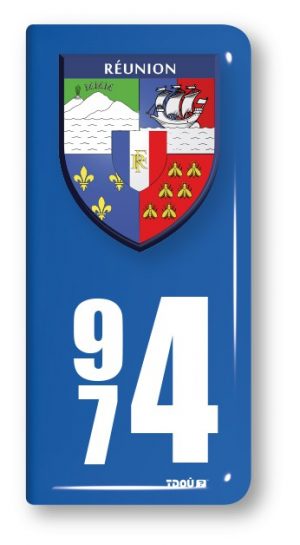 AUTOCOLLANT PLAQUE 974