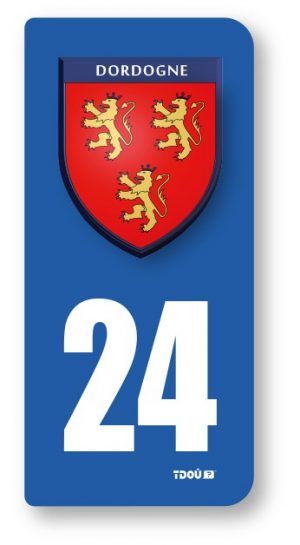 AUTOCOLLANT PLAQUE 24