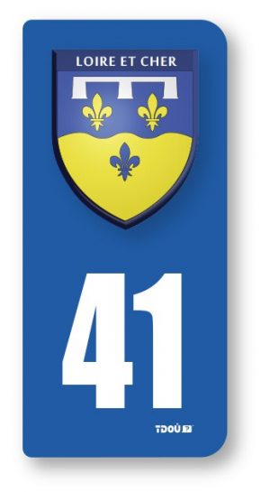 AUTOCOLLANT PLAQUE 41