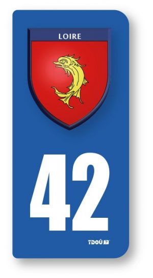 AUTOCOLLANT PLAQUE 42