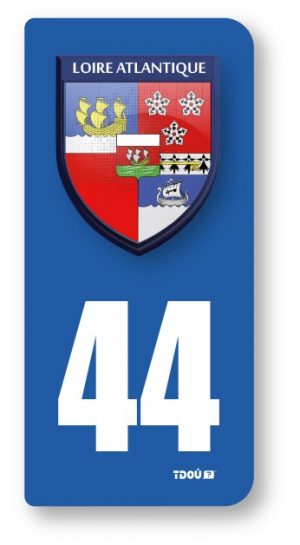 AUTOCOLLANT PLAQUE 44