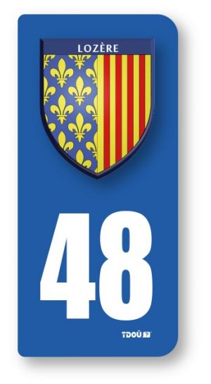 AUTOCOLLANT PLAQUE 48