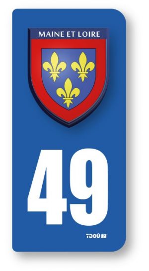 AUTOCOLLANT PLAQUE 49