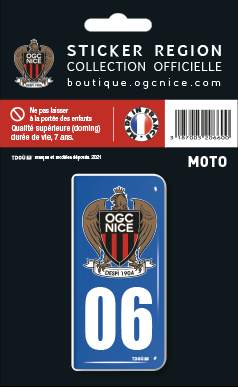 Sticker plaque MOTO x1 - OGCN