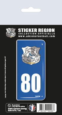 Sticker plaque x1 - SC AMIENS