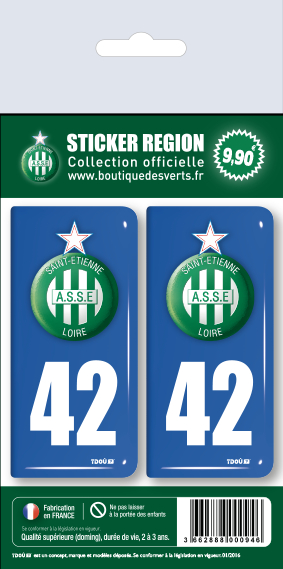 Sticker plaque x2 - ASSE