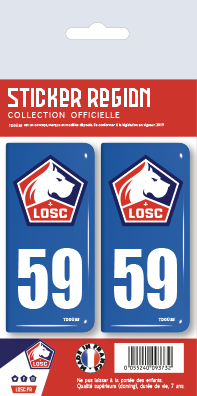 Sticker plaque x2 - LOSC