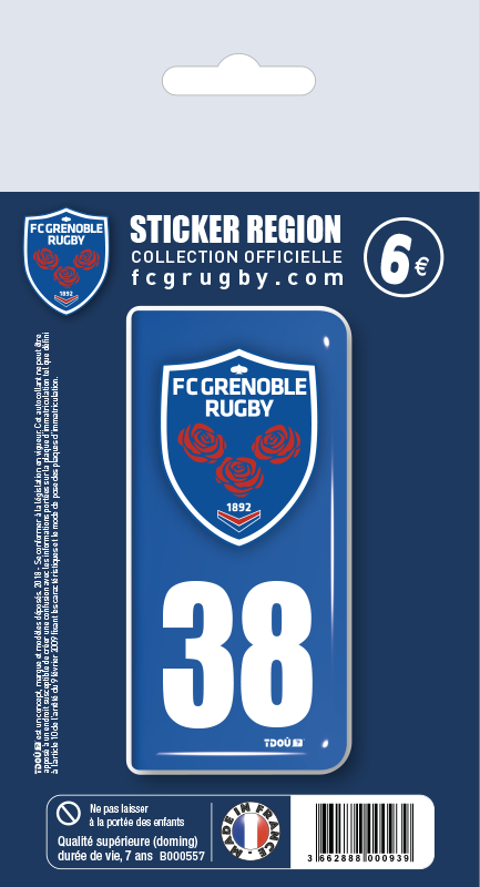 Sticker plaque x1 - FCGR